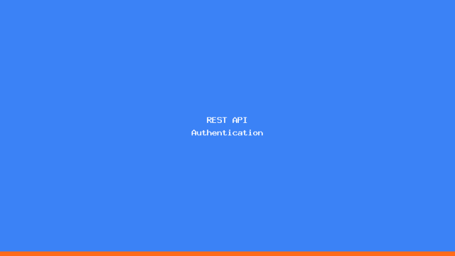 REST API Authentication
